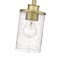 Z-Lite Beckett 1 Light Mini Pendant, Olde Brass And Clear Seedy 492MP-OBR - alternate 3